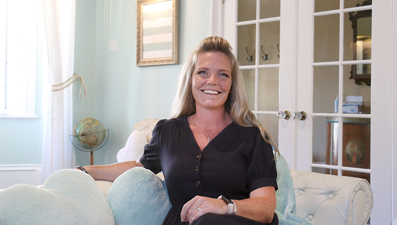 Leah Beardsley finds her passion for art after years of working in sales.