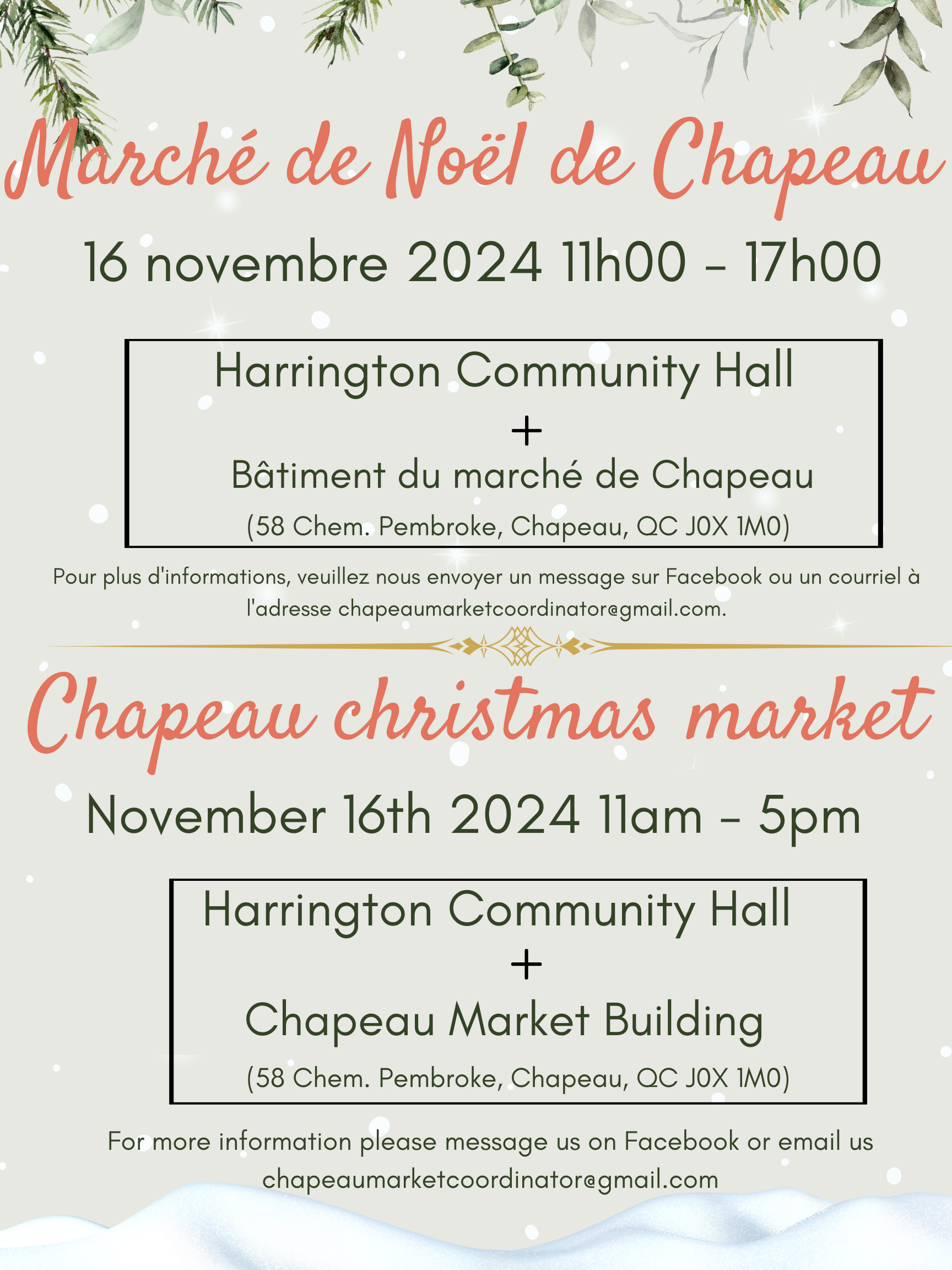 Marché de noël de chapeau/Chapeau christmas market