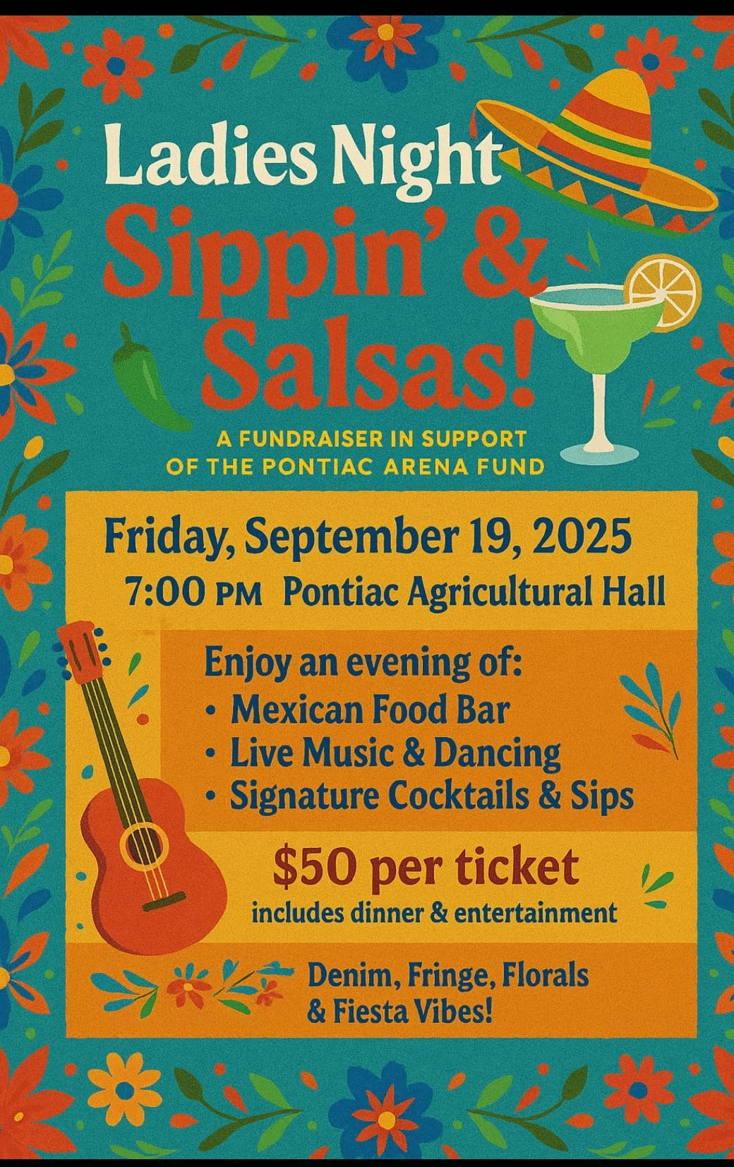 Ladies Night: Sippin’ & Salsas!