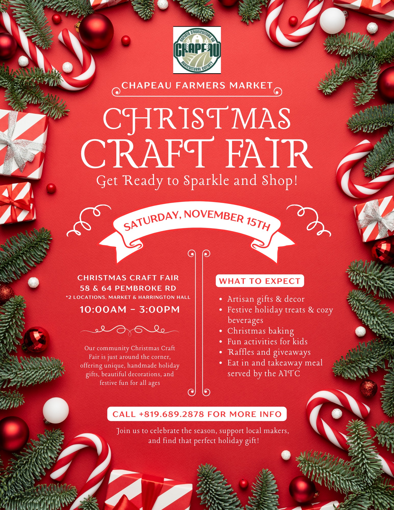 Chapeau Market Christmas Market & Craft Fair