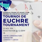 Chapeau Young at Heart Club Euchre Tournament