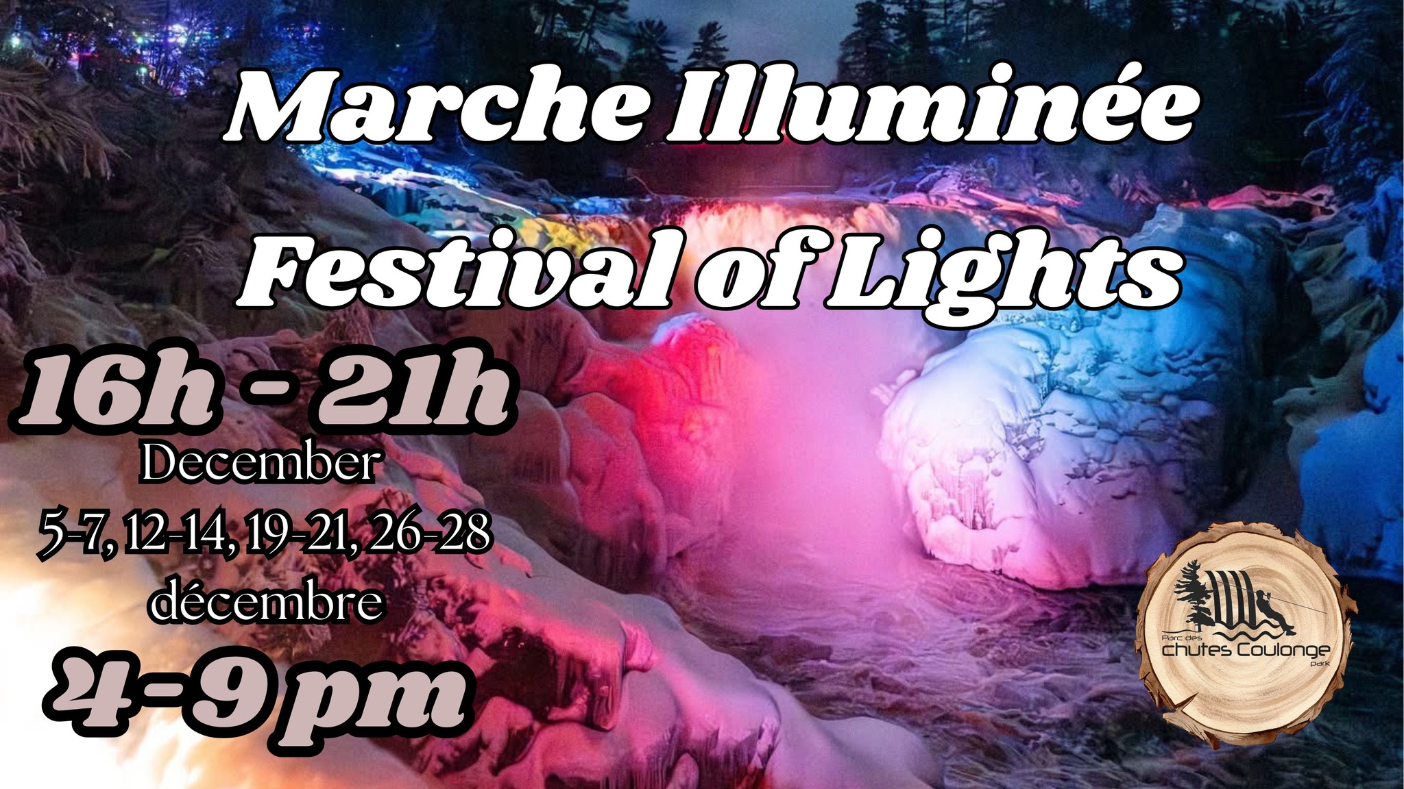 Chutes Coulonge Festival of Lights