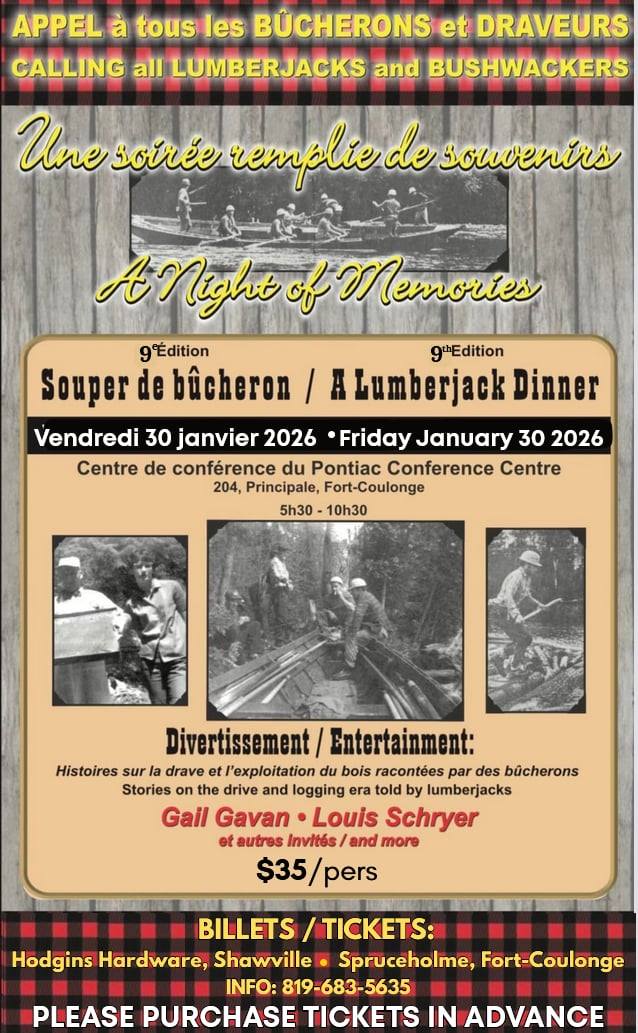 A Lumberjack Dinner - 9th edition - Fort-Coulonge