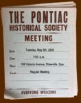 Pontiac Historical Society - Regular Meeting - Shawville