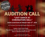 Auditions / Information Session - Last Dance at Coronation Hall