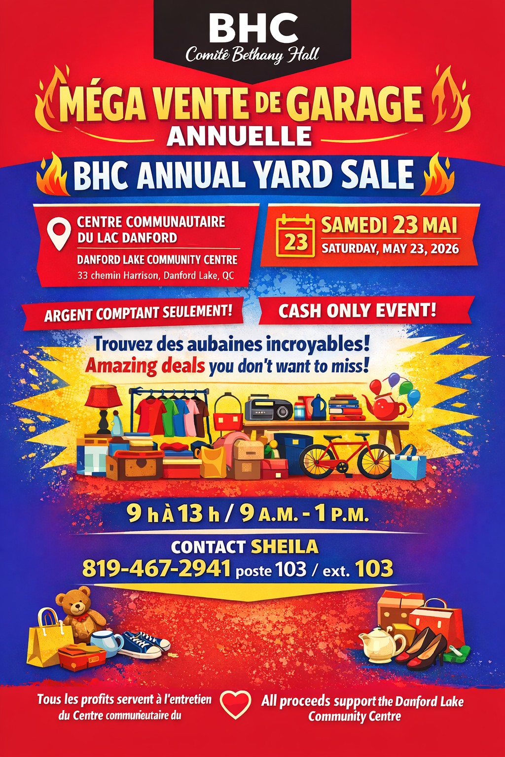 Danford Lake Community Centre Yard Sale