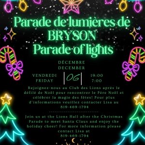 Bryson Parade of Lights