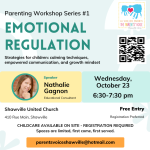 Parenting Workshop #1 - Emotional Regulation