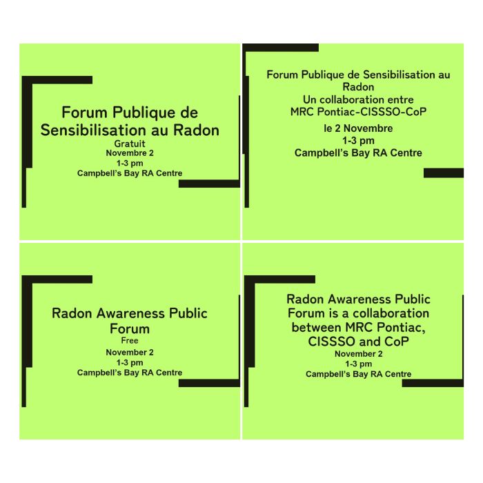 Radon Awareness Public Forum