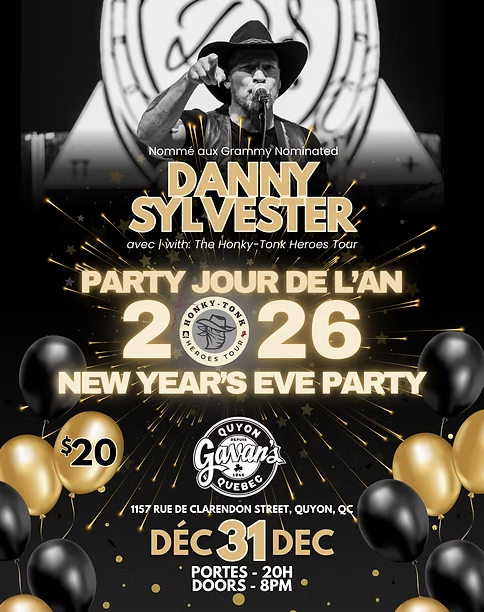 New Year's Eve Party with Danny Sylvester at Gavan's Hotel