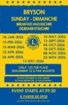 Bryson Lions Club Breakfast and Euchre