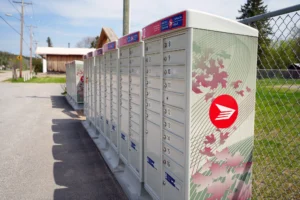 Canada Post Community boxes in Waltham