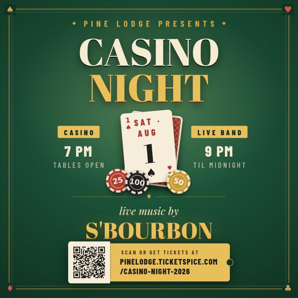 Casino Night at Pine Lodge