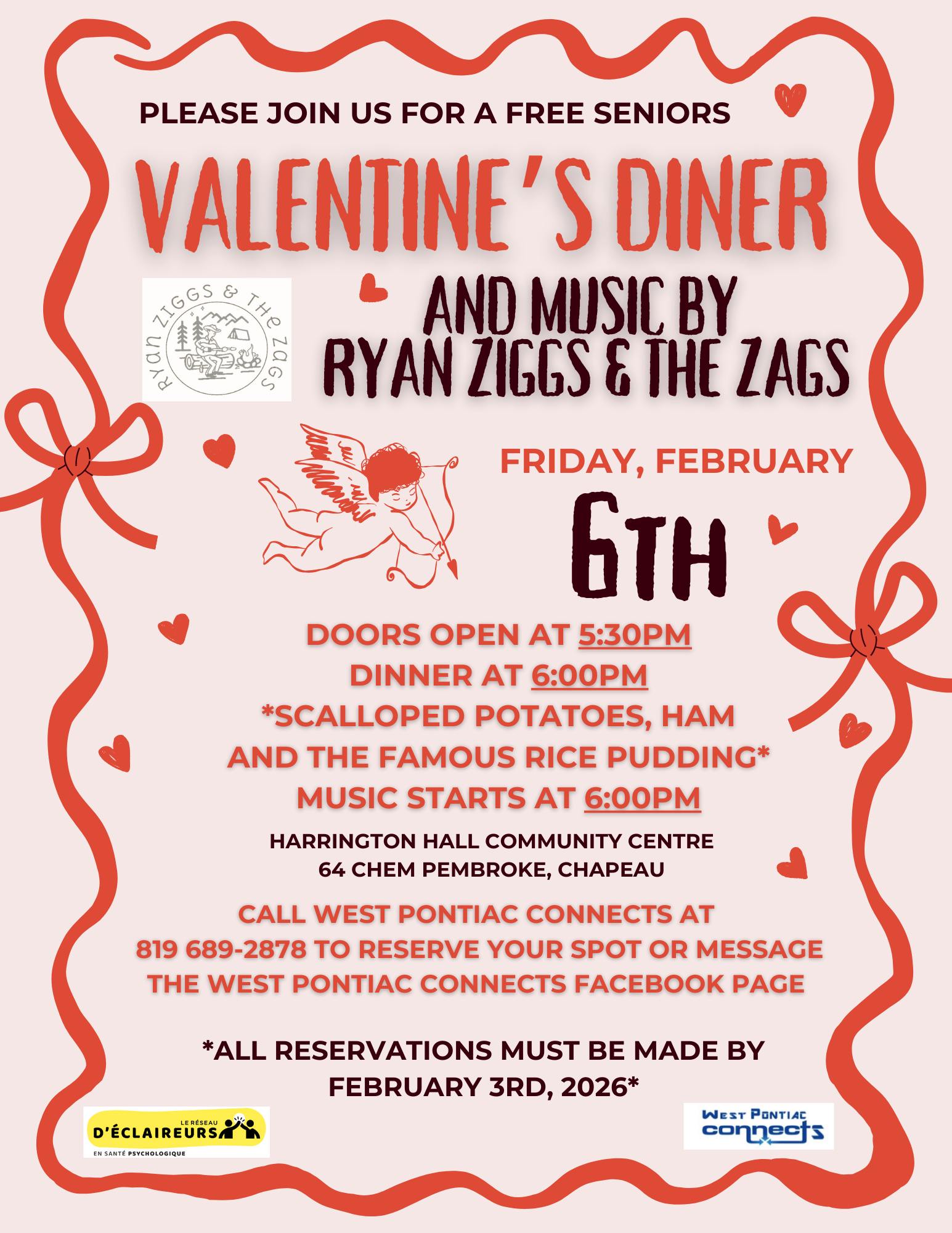 Seniors Valentines Dinner and Dance - Chapeau