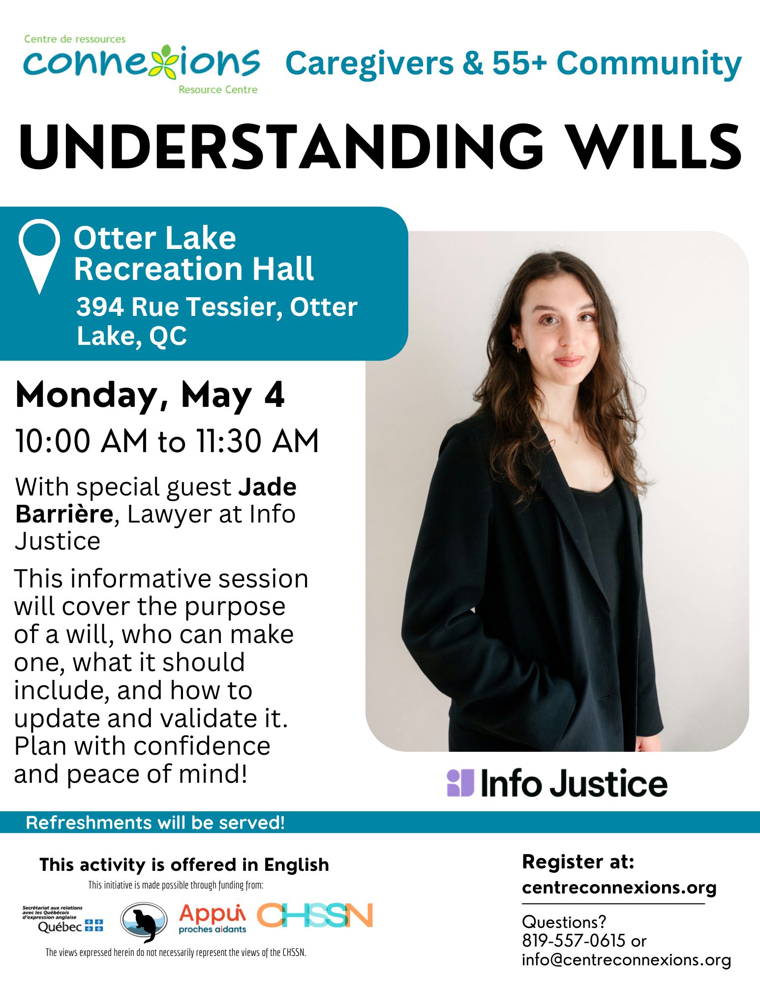 Connexions Info Session: Understanding Wills - Otter Lake