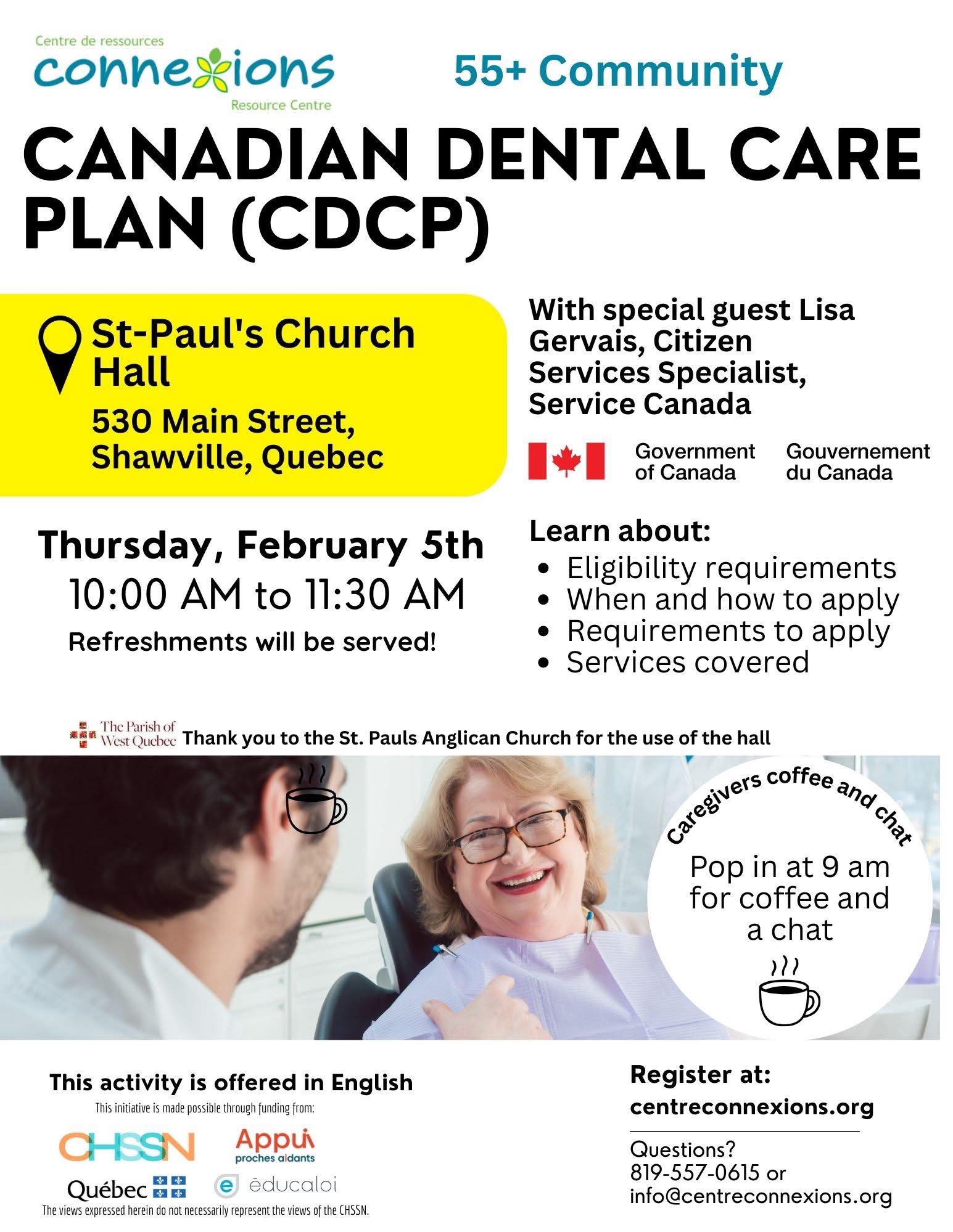 Info Session: Canadian Dental Care Plan - Shawville