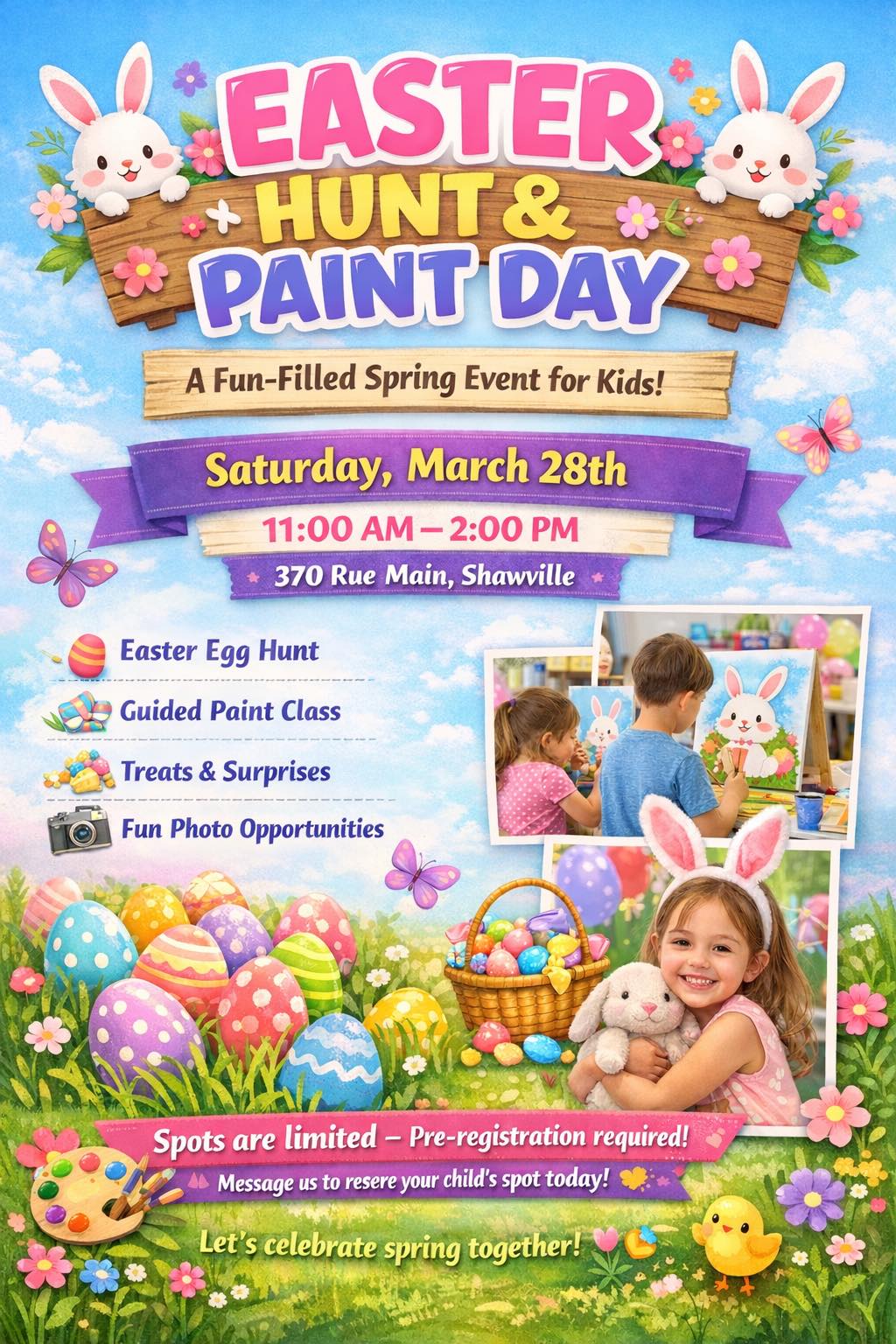 Easter Egg Hunt & Paint Day - Shawville