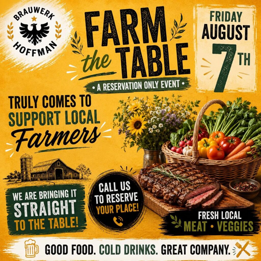 Brauwerk Hoffman’s Farm-to-Table Supper