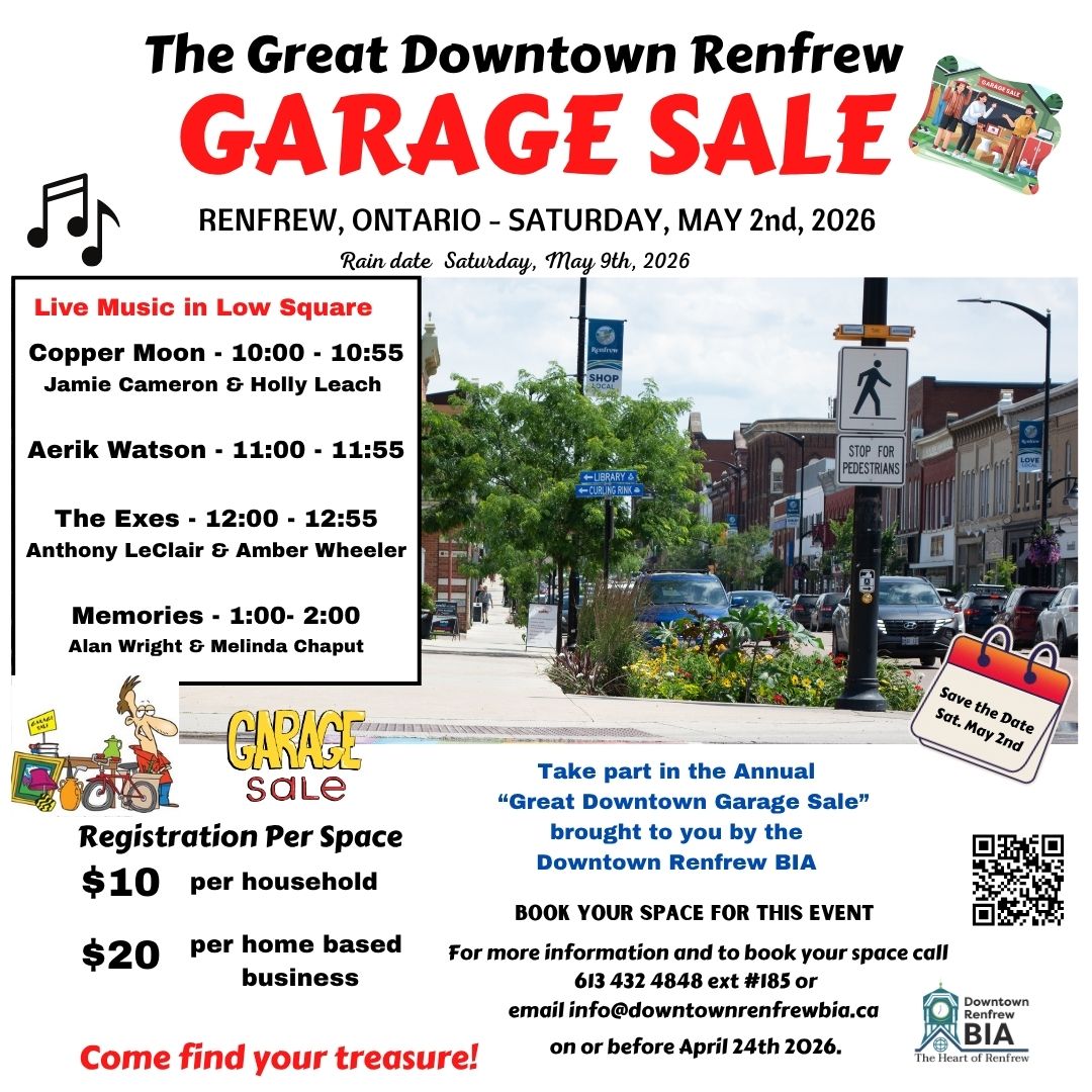 Great Downtown Renfrew Garage Sale