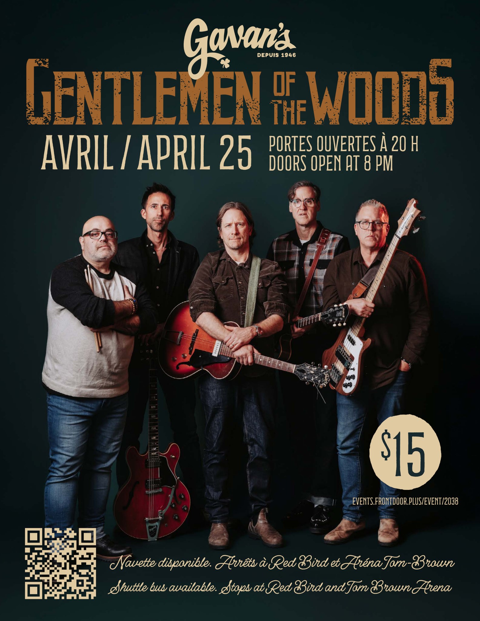 Gentlemen of the Woods LIVE at Gavan’s