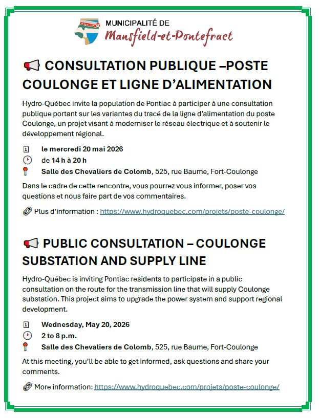 Hydro-Québec community consultation