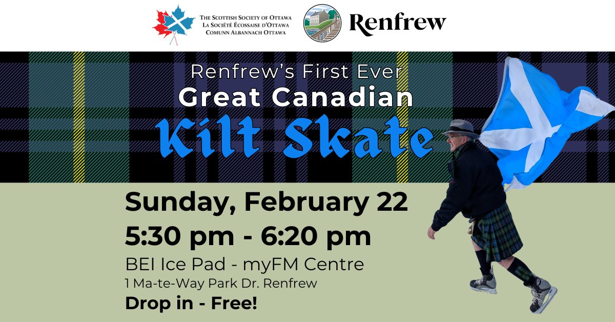 Renfrew's First Ever Great Canadian Kilt Skate