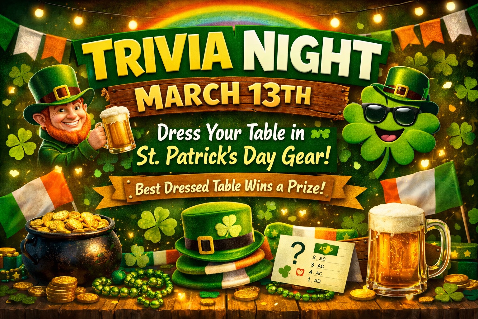 St. Patrick’s Trivia Night - Ladysmith