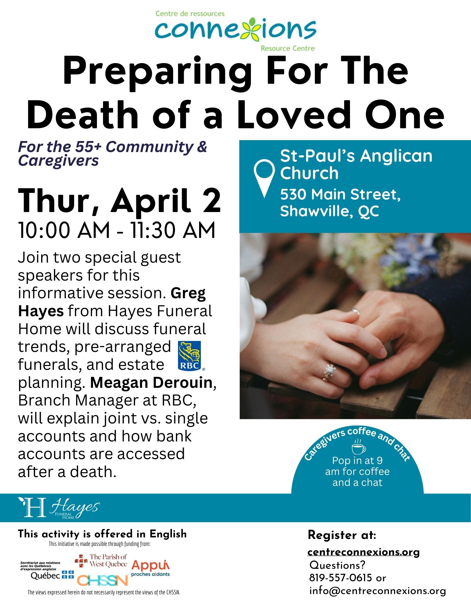 Info Session: Preparing for the Death of a Loved One - Shawville