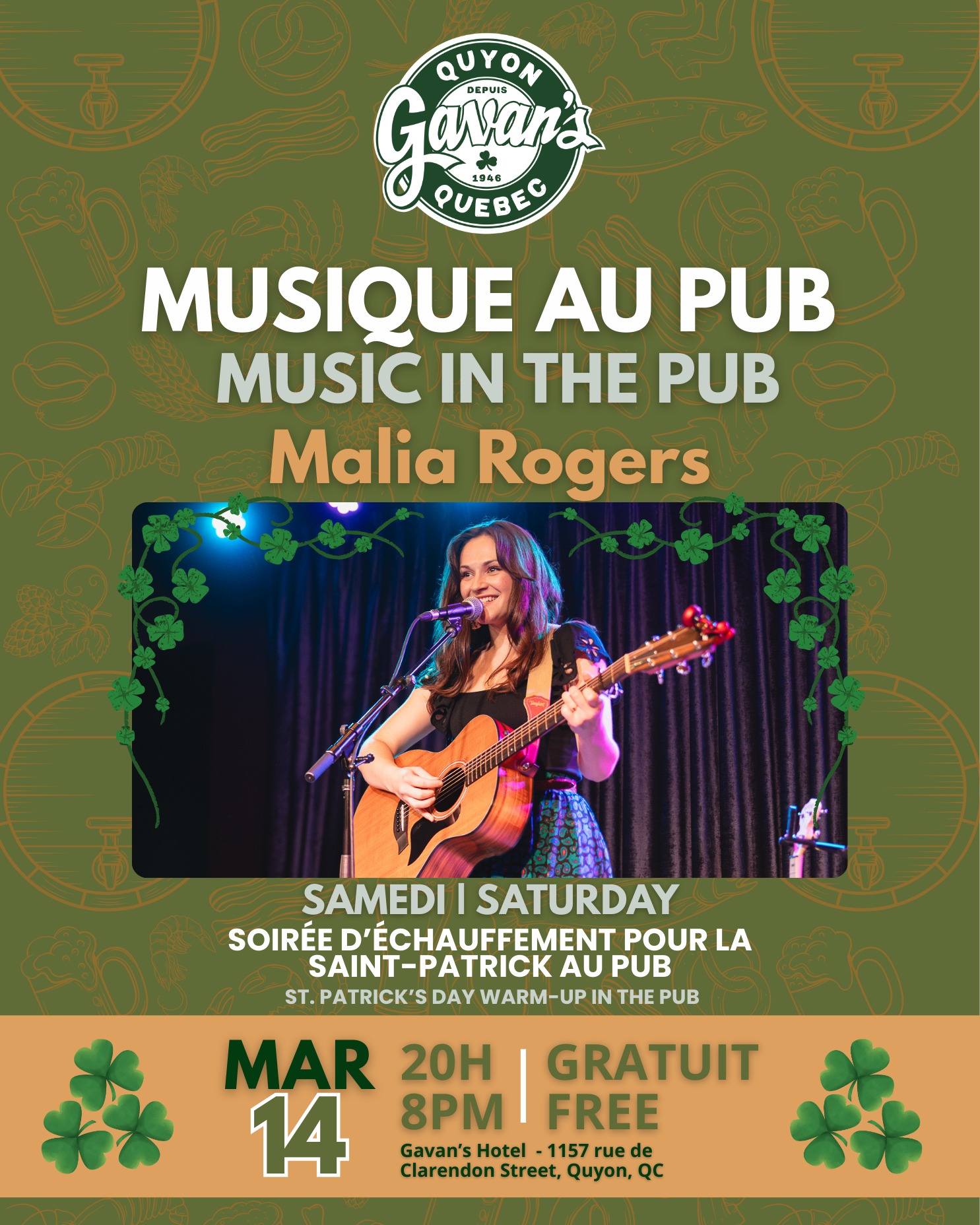 Live at Gavan’s - Malia Rogers