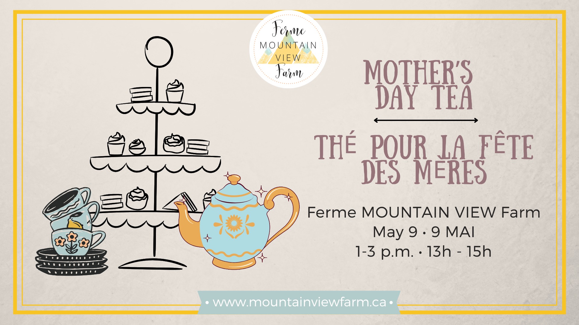 Mother’s Day Tea / Thé de la fête des Mères - Luskville