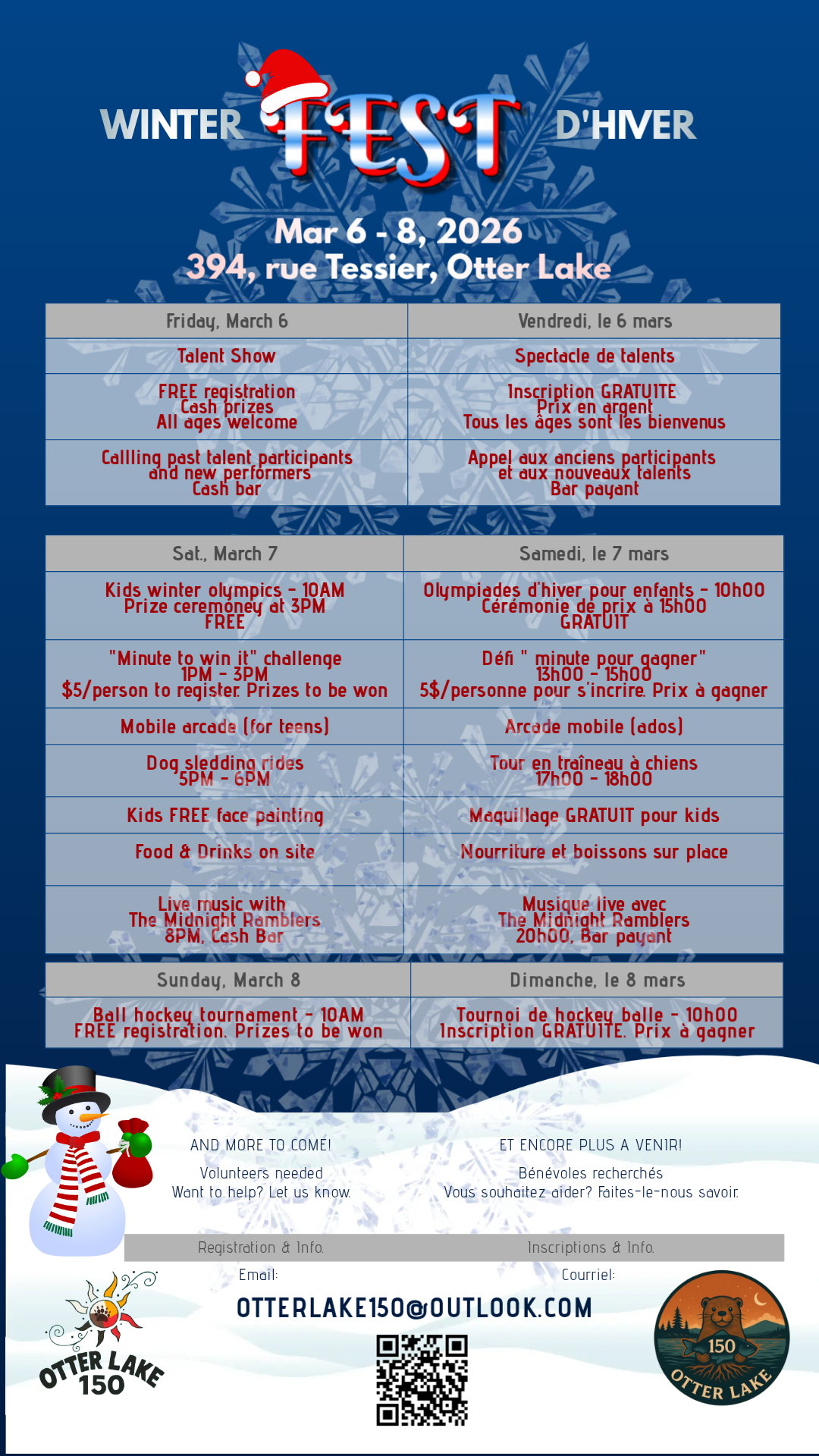 Otter Lake 150 Winterfest 2026