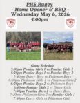 PHS Rugby Home Opener and BBQ