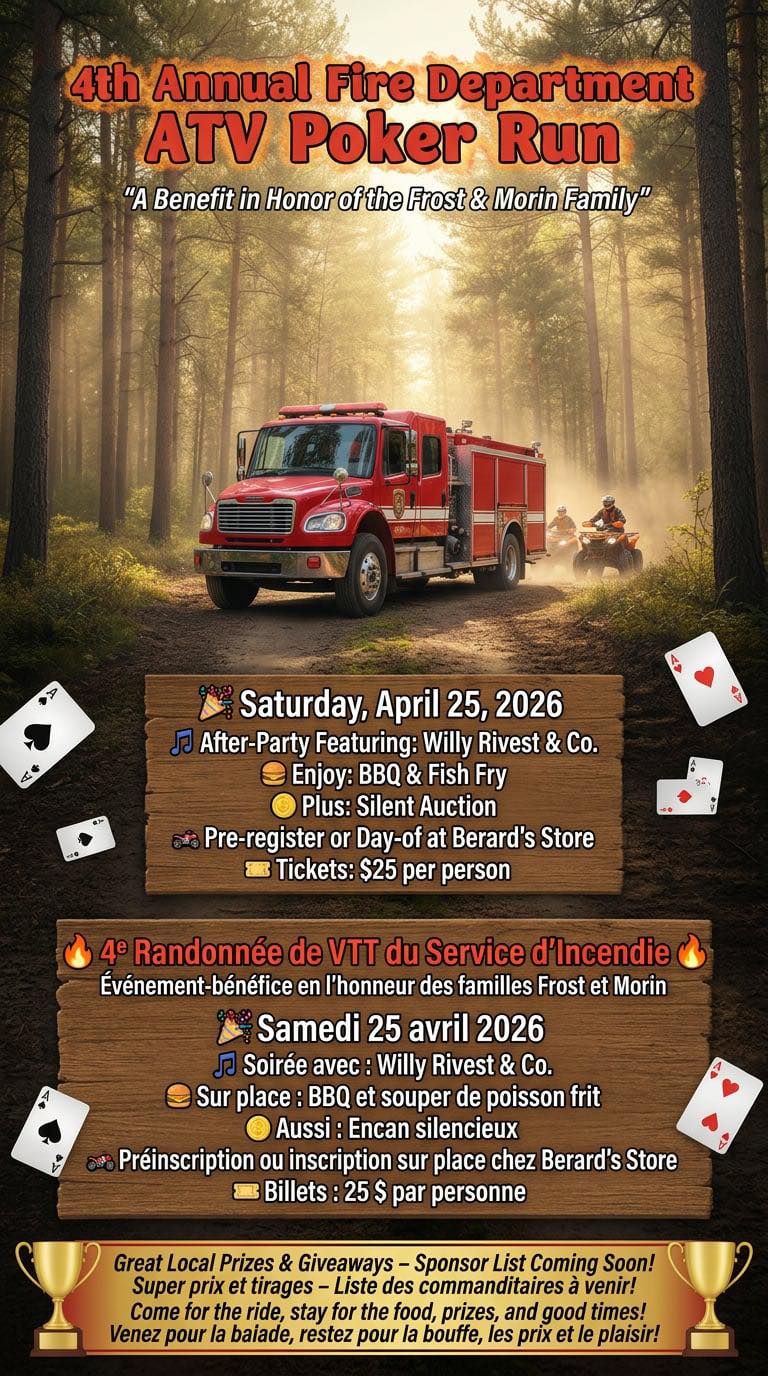 Fourth annual BGCFD poker run