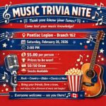 Pontiac Legion’s Music Trivia Nite - Campbell’s Bay
