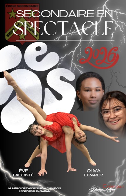 Secondaire en spectacle 2026 – École secondaire Sieur-de-Coulonge