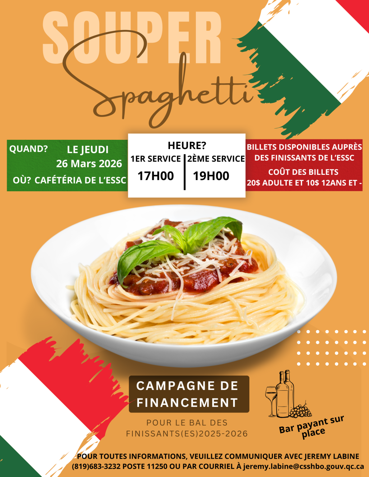 ESSC spaghetti supper