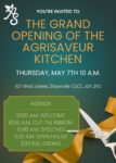 AgriSaveur Kitchen Grand Opening