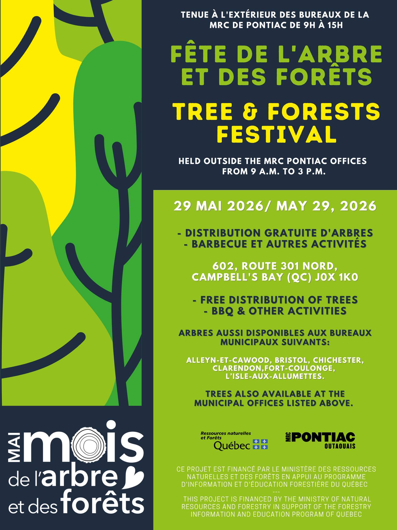 MRC Pontiac Tree and Forests Festival